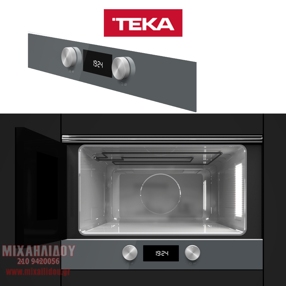 ΕΝΤΟΙΧΙΖΟΜΕΝΟΣ ΦΟΥΡΝΟΣ ΜΙΚΡΟΚΥΜΑΤΩΝ TEKA ML 8220 BIS L ST ΓΚΡΙ ΣΚΟΥΡΟ (STONE GREY) URBAN COLOR SERIES